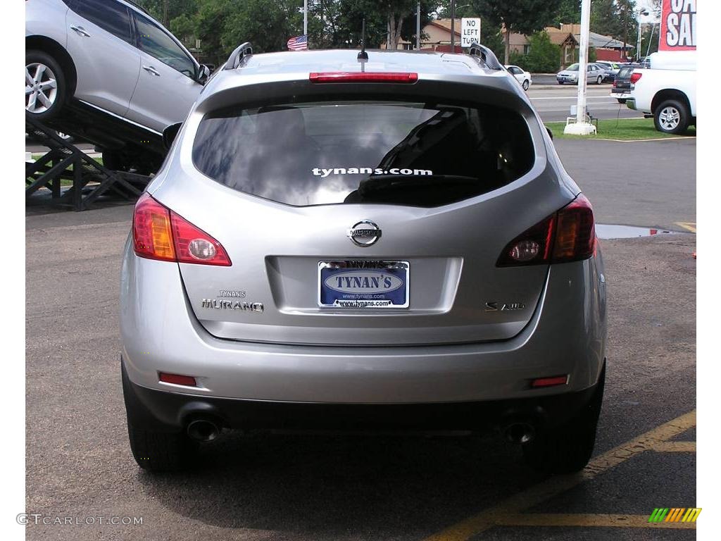 2009 Murano S AWD - Brilliant Silver Metallic / Black photo #5