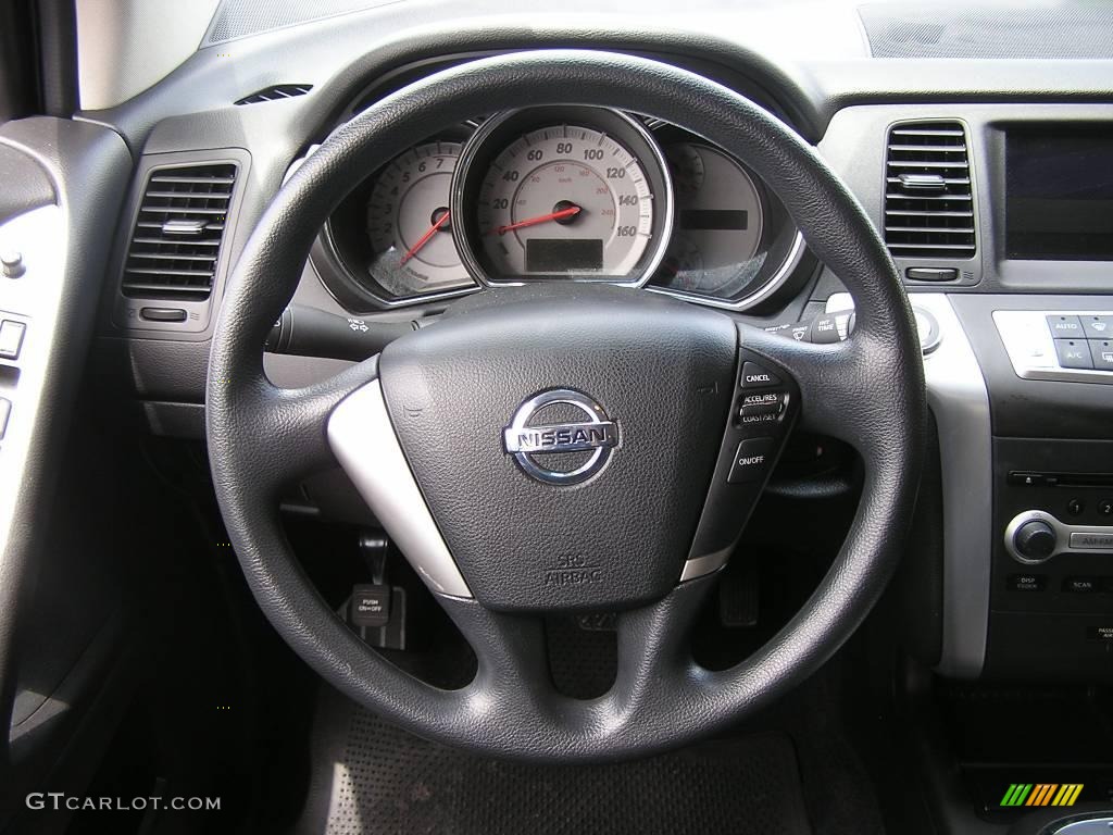 2009 Murano S AWD - Brilliant Silver Metallic / Black photo #10