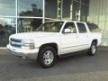 2002 Summit White Chevrolet Suburban 1500 LT 4x4  photo #3