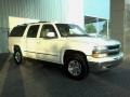 2002 Summit White Chevrolet Suburban 1500 LT 4x4  photo #4