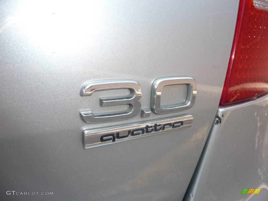 2003 A6 3.0 quattro Sedan - Light Silver Metallic / Platinum photo #14
