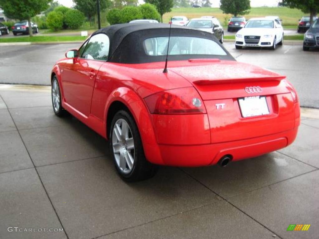 2004 TT 1.8T Roadster - Brilliant Red / Vanilla photo #4
