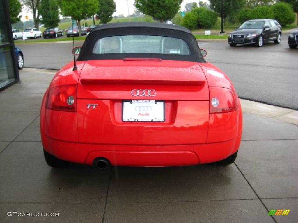2004 TT 1.8T Roadster - Brilliant Red / Vanilla photo #5