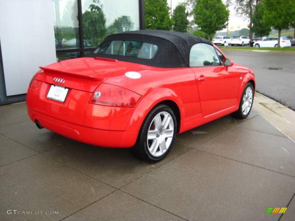 2004 TT 1.8T Roadster - Brilliant Red / Vanilla photo #6