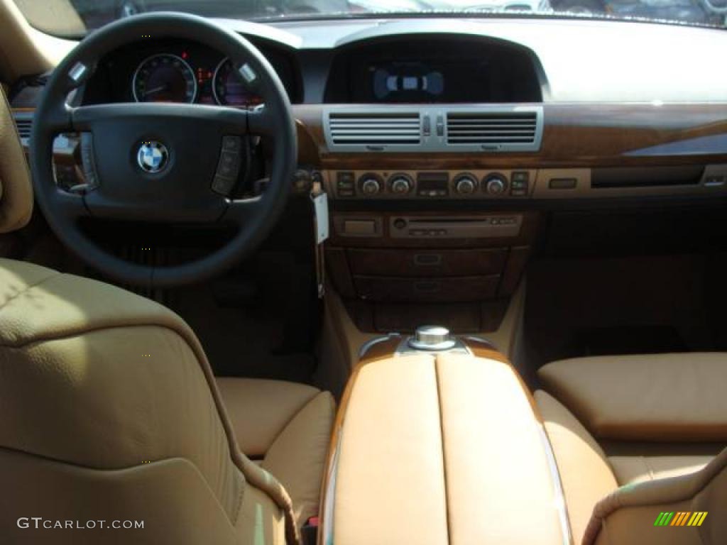 2008 7 Series 750Li Sedan - Barbera Red Metallic / Natural Brown photo #12