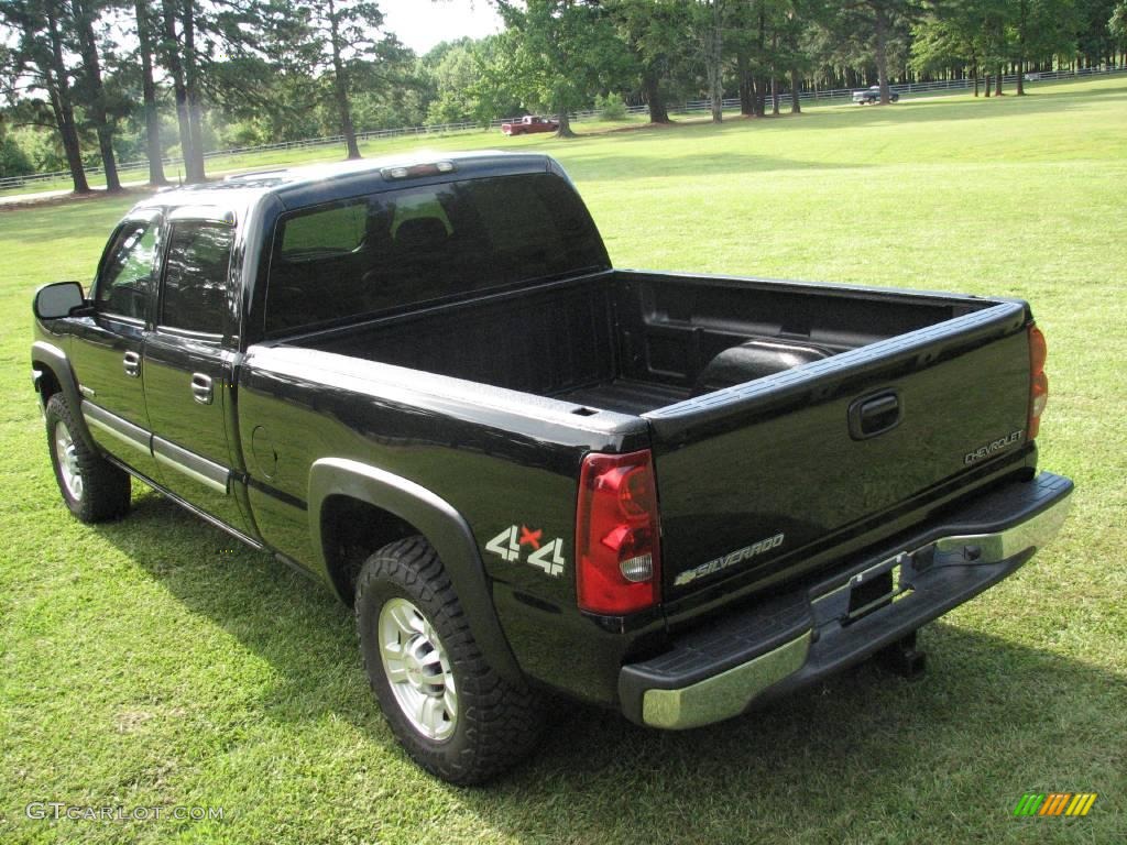 2003 Silverado 1500 HD Crew Cab 4x4 - Black / Dark Charcoal photo #8