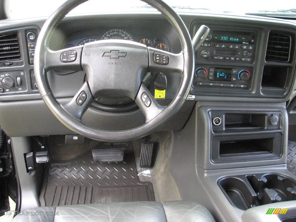 2003 Silverado 1500 HD Crew Cab 4x4 - Black / Dark Charcoal photo #11