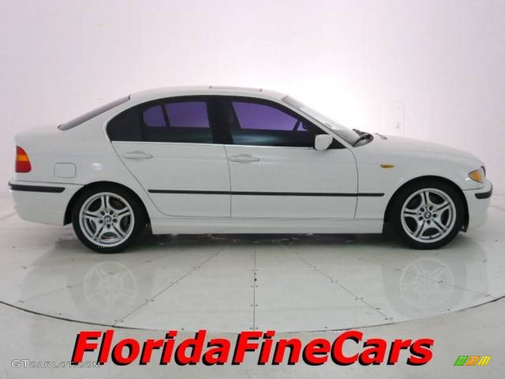 2003 3 Series 330i Sedan - Alpine White / Grey photo #4