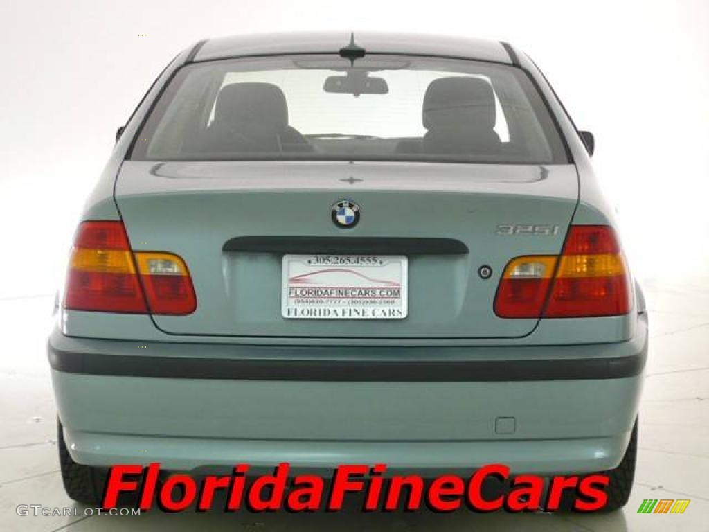 2003 3 Series 325i Sedan - Grey Green Metallic / Black photo #6