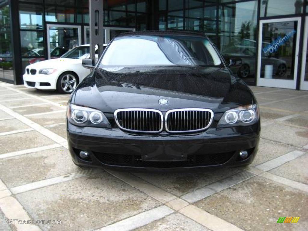 2007 7 Series 750i Sedan - Jet Black / Black photo #3