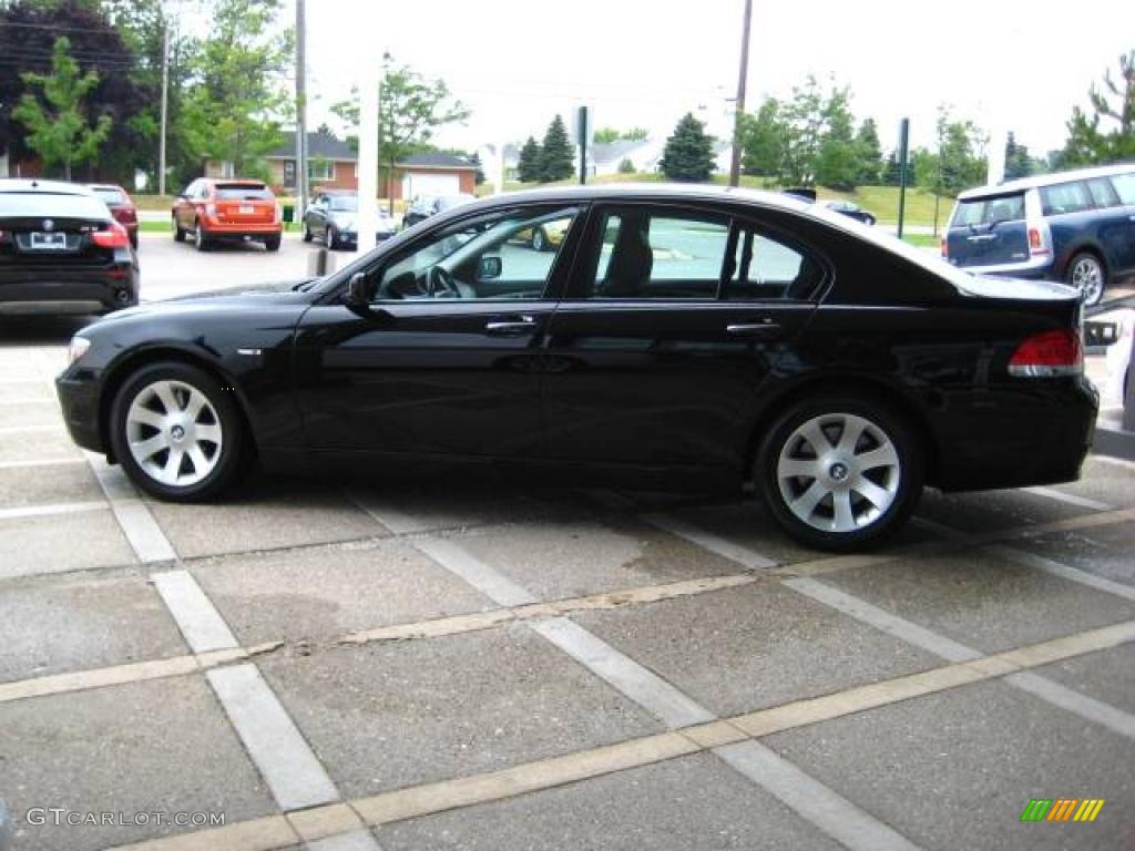 2007 7 Series 750i Sedan - Jet Black / Black photo #5