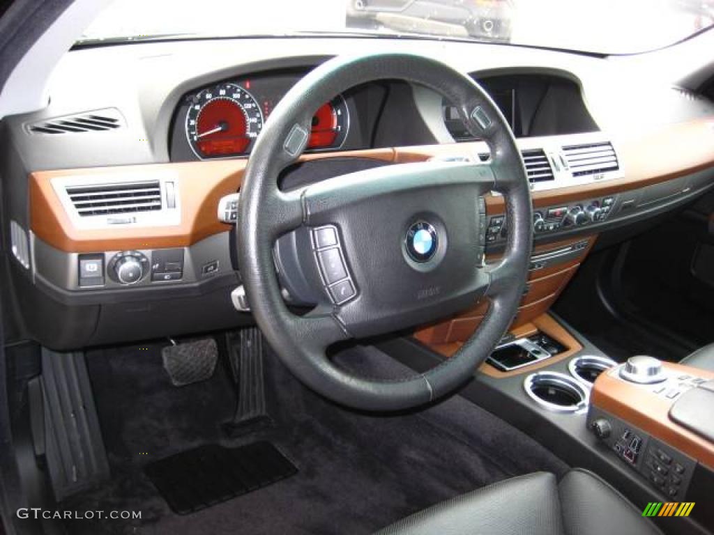 2007 7 Series 750i Sedan - Jet Black / Black photo #13