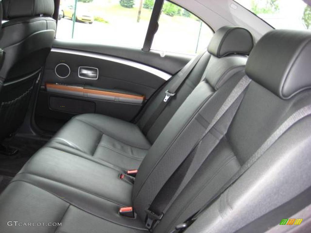 2007 7 Series 750i Sedan - Jet Black / Black photo #16