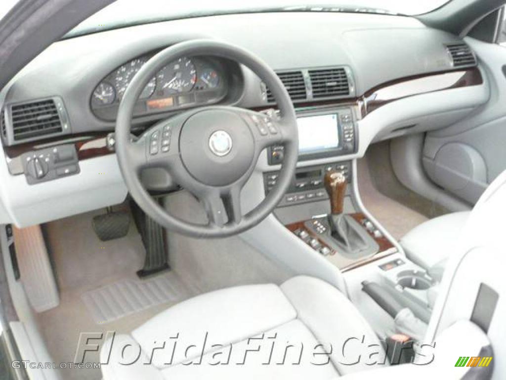 2005 3 Series 325i Convertible - Alpine White / Grey photo #13