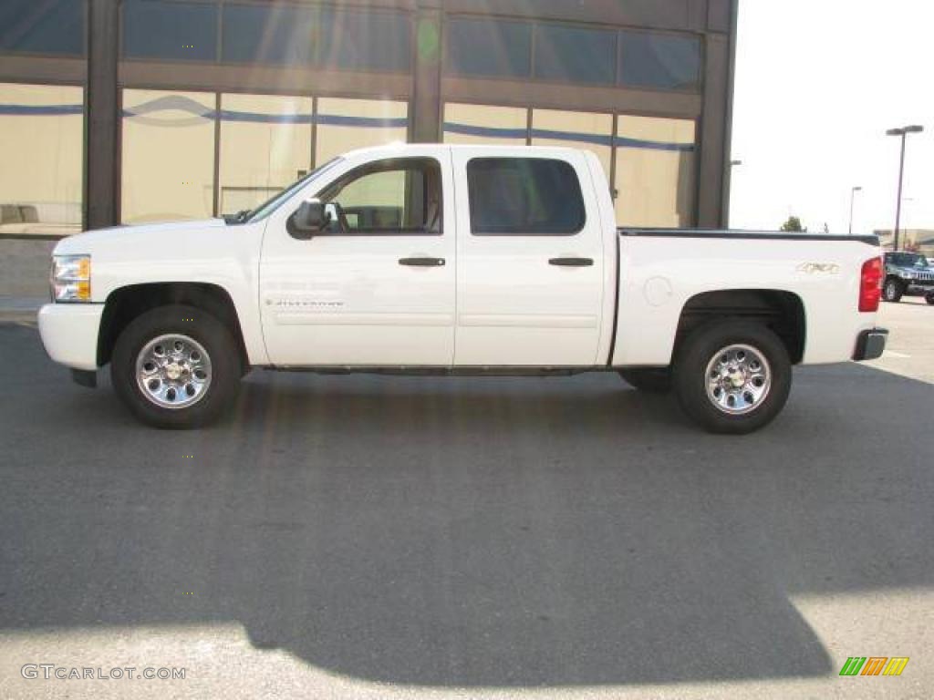 2009 Silverado 1500 LT Crew Cab 4x4 - Summit White / Light Titanium photo #1