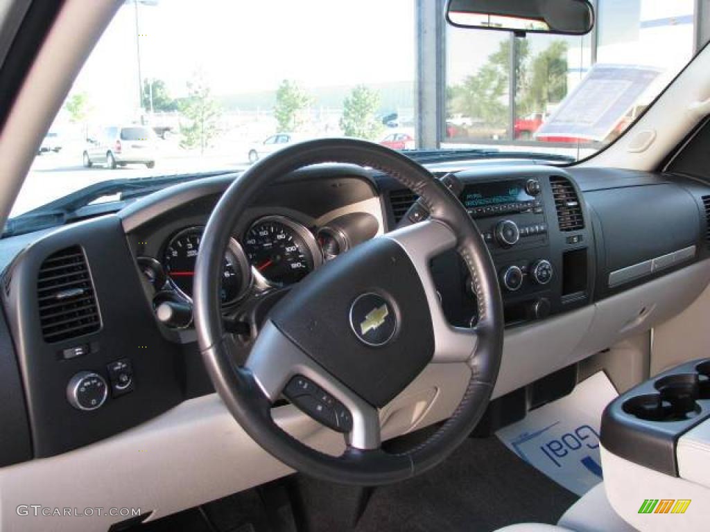 2009 Silverado 1500 LT Crew Cab 4x4 - Summit White / Light Titanium photo #9