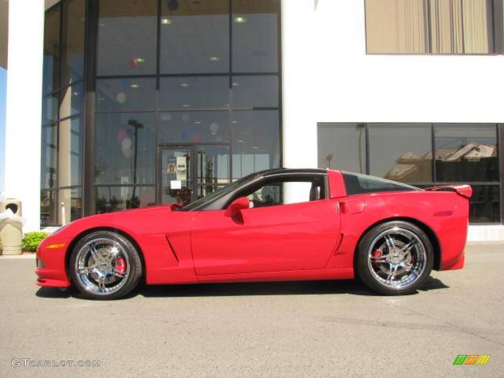 2005 Corvette Coupe - Victory Red / Ebony photo #1