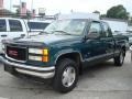 1997 Laguna Green Metallic GMC Sierra 1500 SLE Extended Cab 4x4  photo #1