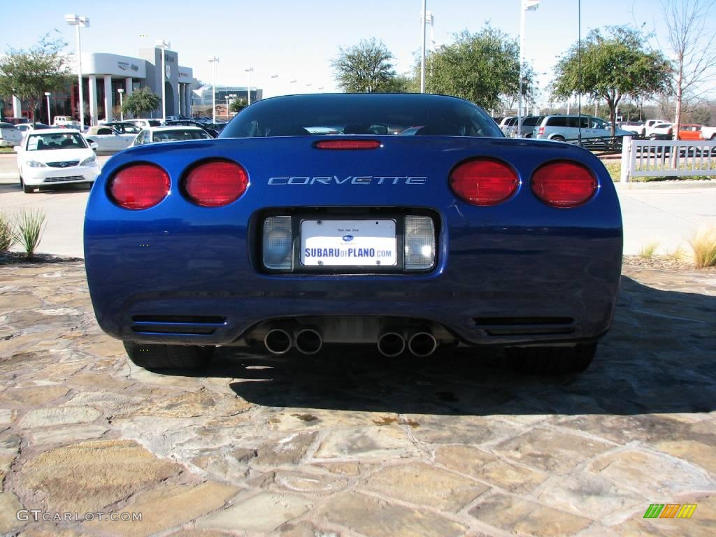 2004 Corvette Z06 - LeMans Blue Metallic / Black photo #6