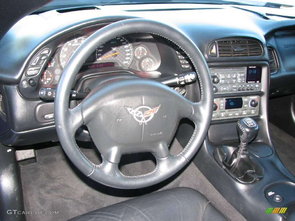2004 Corvette Z06 - LeMans Blue Metallic / Black photo #13