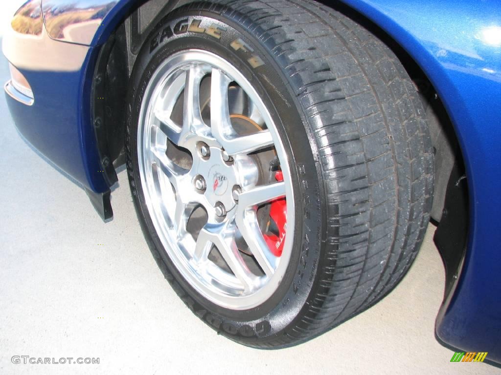 2004 Corvette Z06 - LeMans Blue Metallic / Black photo #19