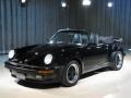 1987 Black Porsche 911 Turbo Cabriolet  photo #1