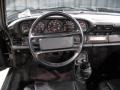 Black 1987 Porsche 911 Turbo Cabriolet Steering Wheel