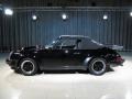 Black 1987 Porsche 911 Turbo Cabriolet Exterior