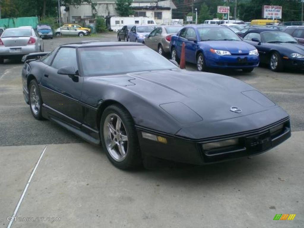 1986 Corvette Coupe - Black / Black photo #1