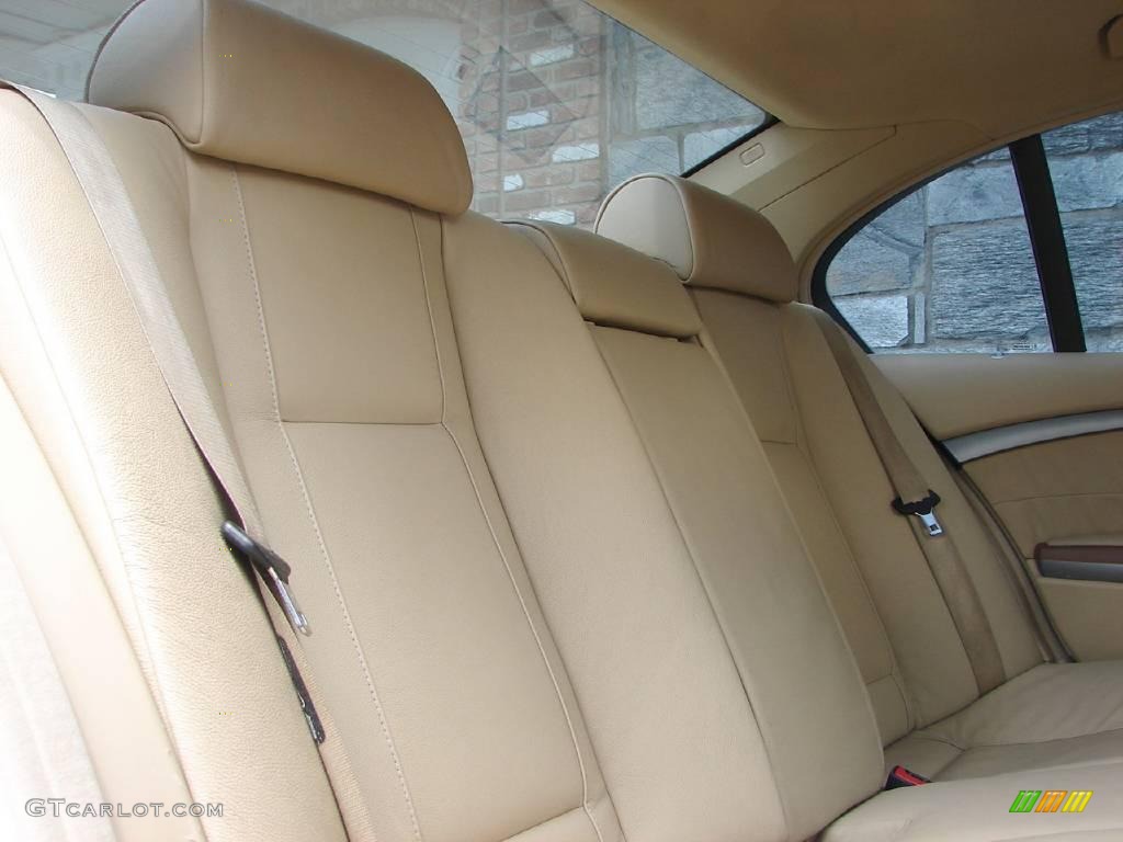 2003 7 Series 745Li Sedan - Alpine White / Dark Beige/Beige III photo #13