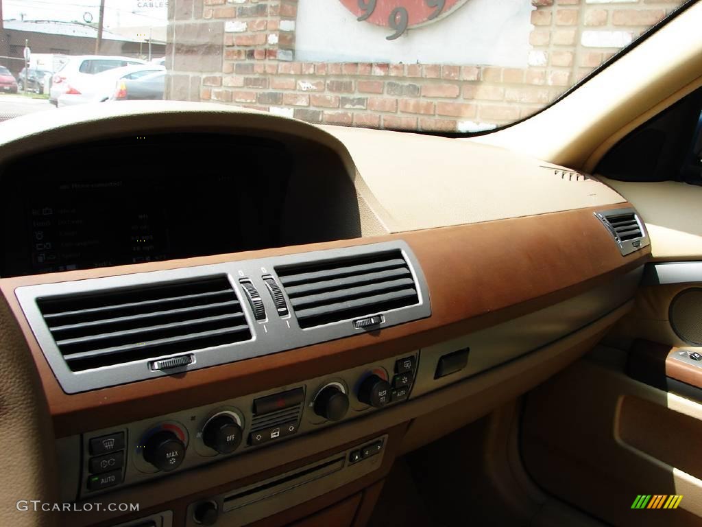 2003 7 Series 745Li Sedan - Alpine White / Dark Beige/Beige III photo #19