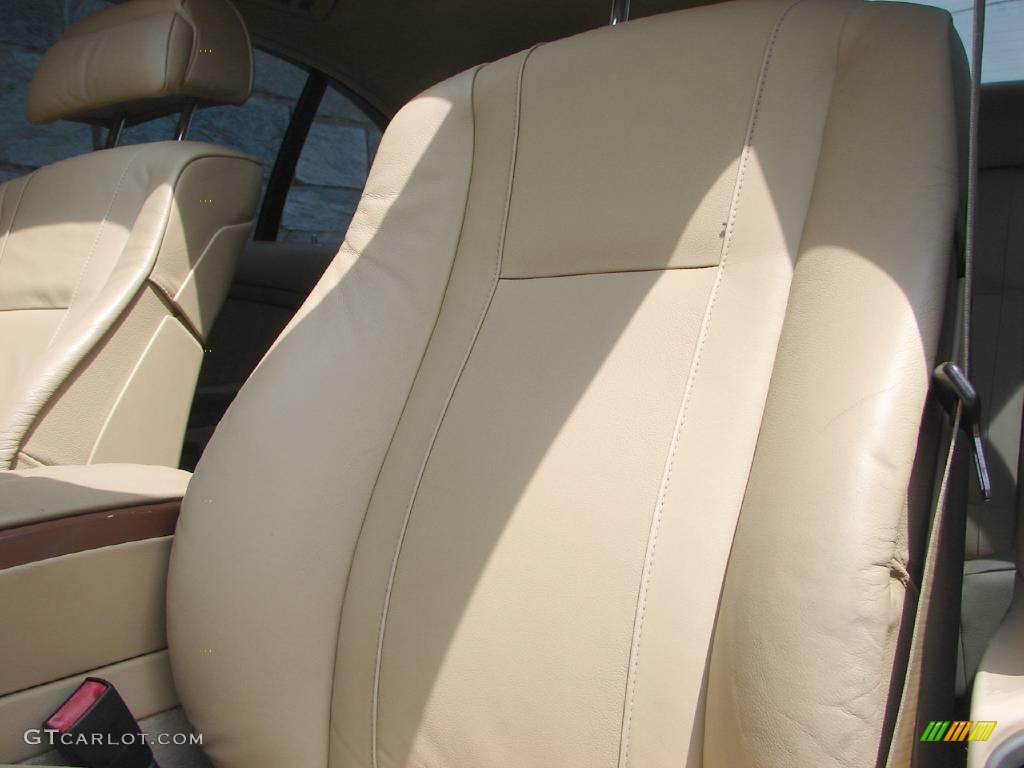 2003 7 Series 745Li Sedan - Alpine White / Dark Beige/Beige III photo #23