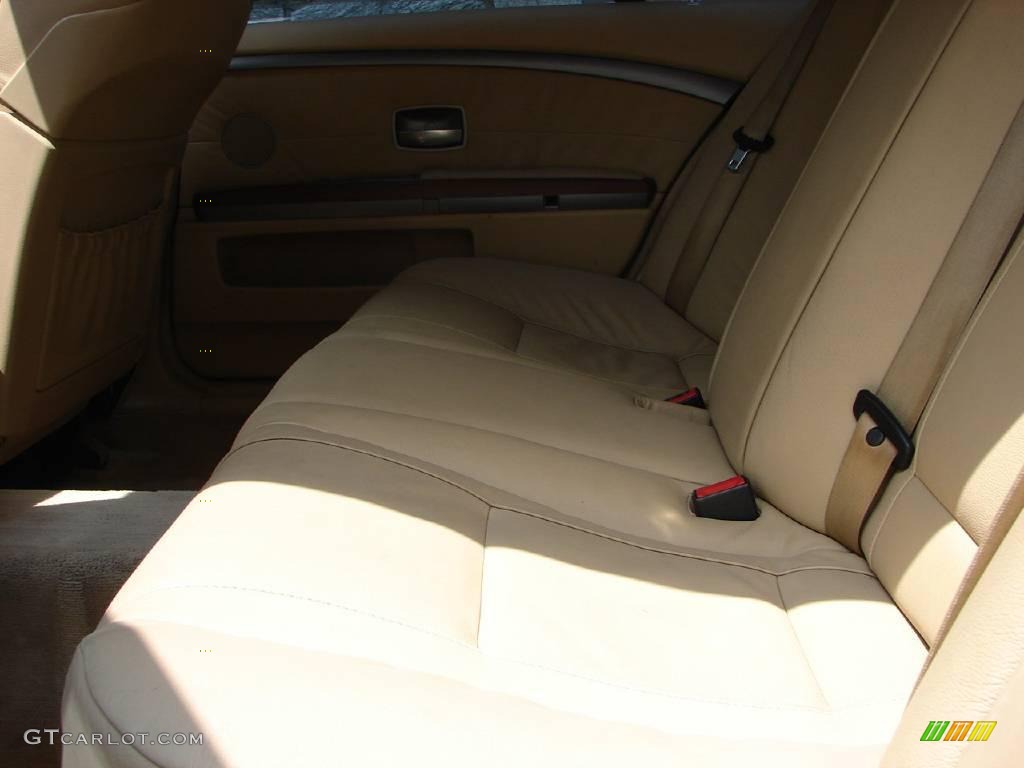 2003 7 Series 745Li Sedan - Alpine White / Dark Beige/Beige III photo #30
