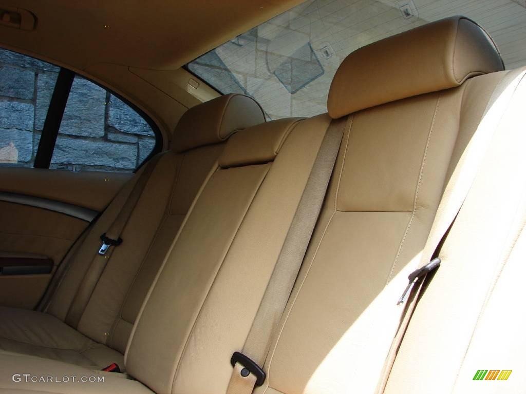 2003 7 Series 745Li Sedan - Alpine White / Dark Beige/Beige III photo #31