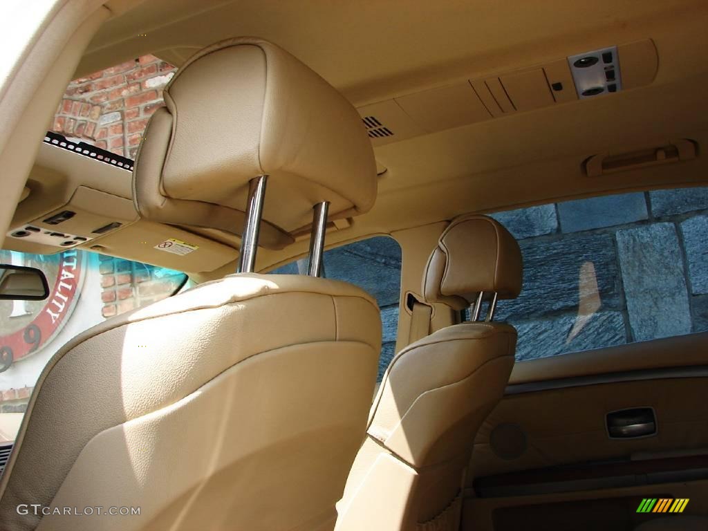 2003 7 Series 745Li Sedan - Alpine White / Dark Beige/Beige III photo #33