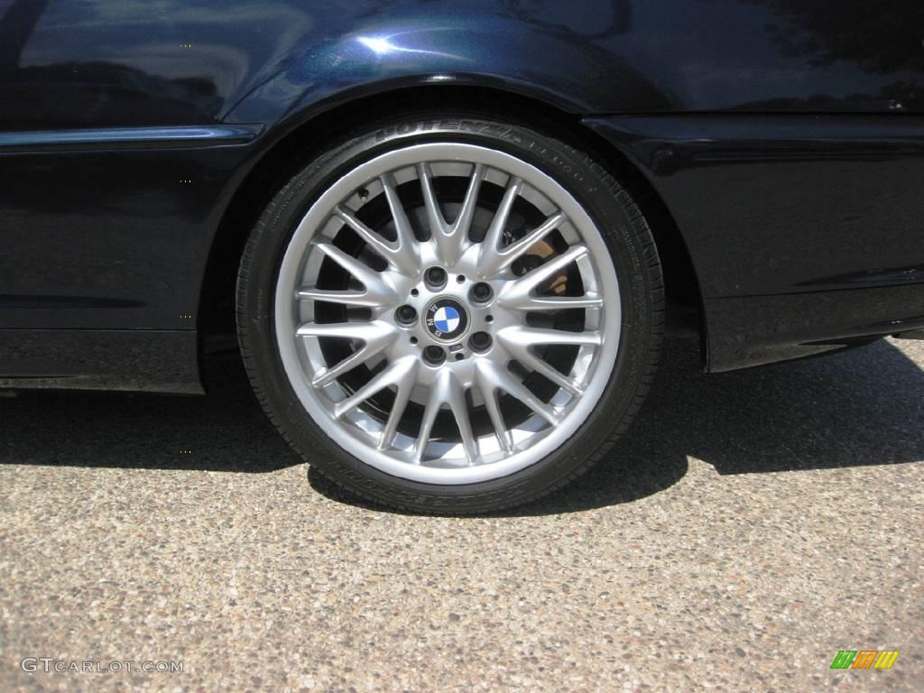 2002 3 Series 330i Convertible - Orient Blue Metallic / Black photo #9