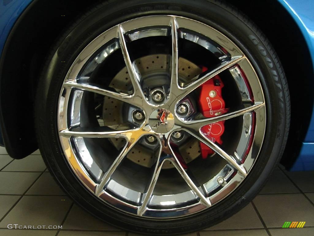 2009 Corvette Z06 - Jetstream Blue Metallic / Ebony photo #7