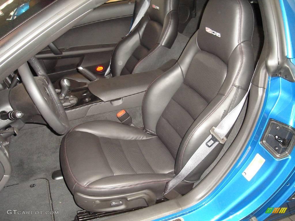 2009 Corvette Z06 - Jetstream Blue Metallic / Ebony photo #8