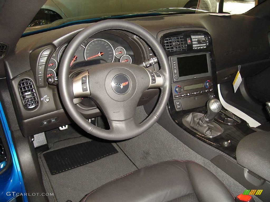 2009 Corvette Z06 - Jetstream Blue Metallic / Ebony photo #9