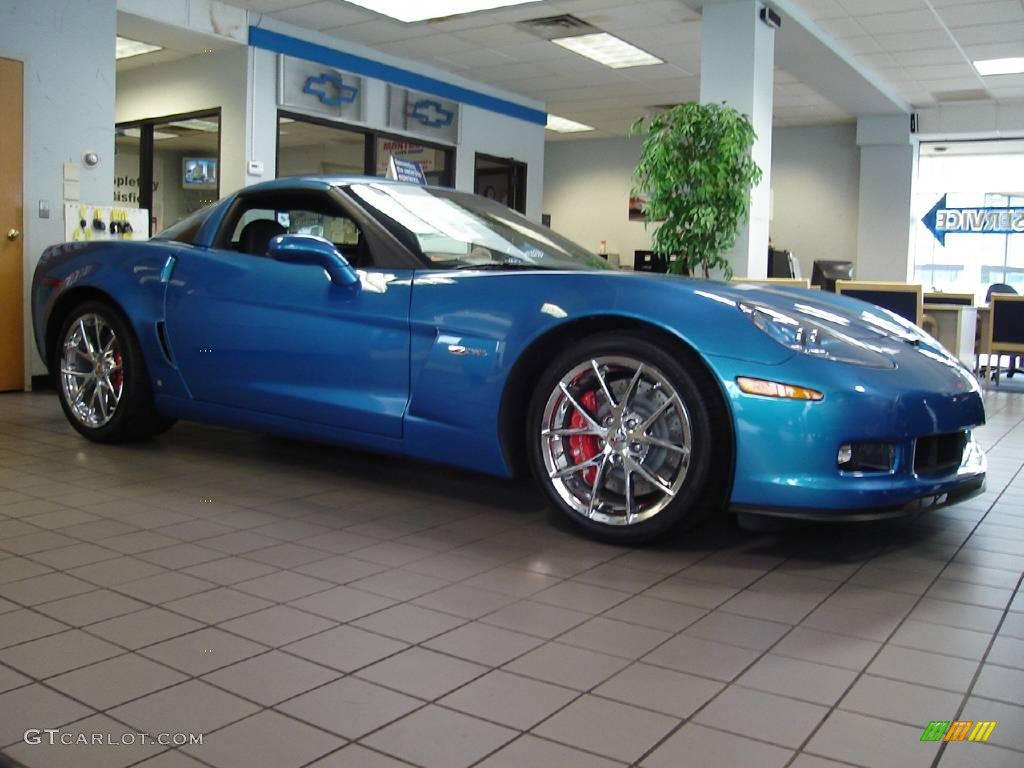 2009 Corvette Z06 - Jetstream Blue Metallic / Ebony photo #19