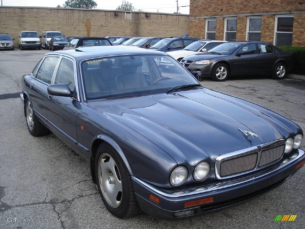 1997 XJ XJR - Kingfisher Blue Metallic / Gray photo #3