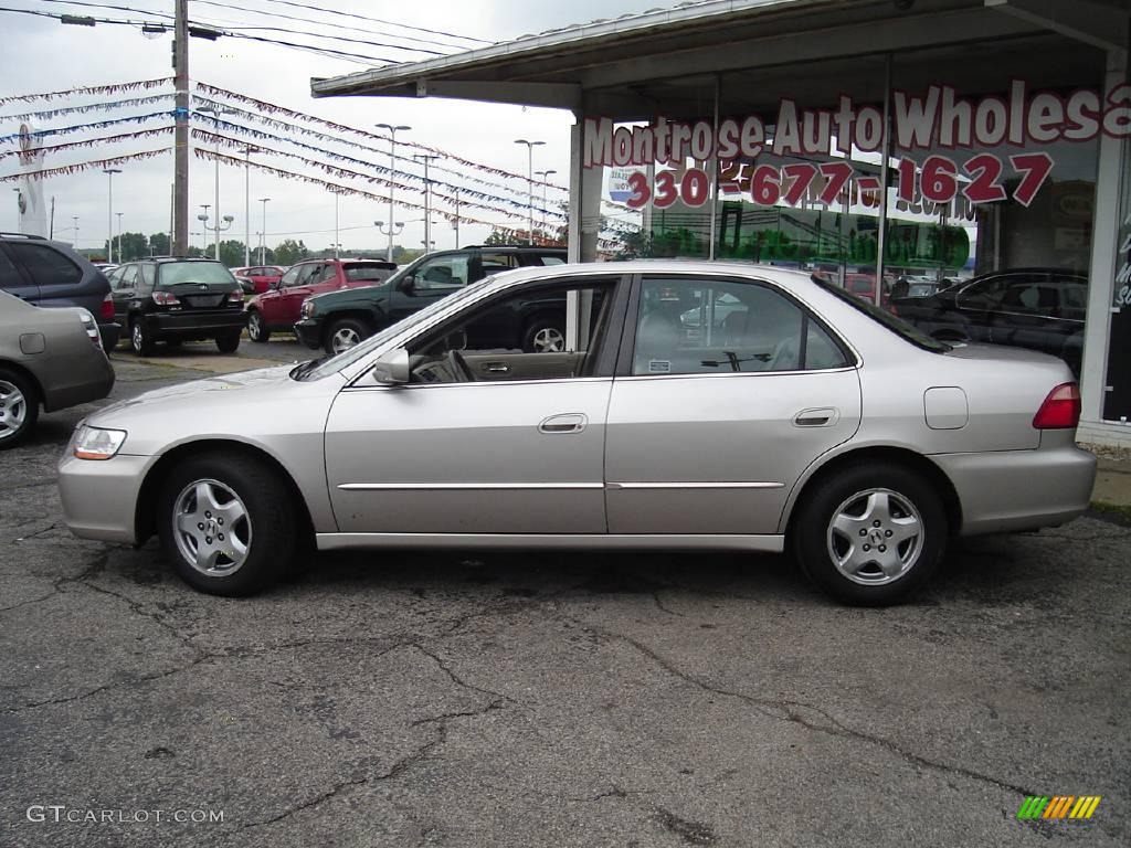 1998 Accord EX V6 Sedan - Regent Silver Pearl / Ivory photo #2