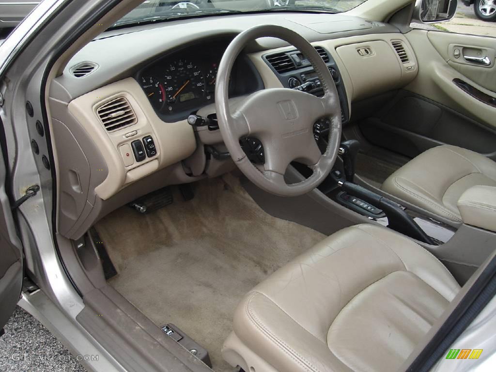 1998 Accord EX V6 Sedan - Regent Silver Pearl / Ivory photo #24