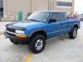 2000 Space Blue Metallic Chevrolet S10 LS Extended Cab 4x4  photo #7
