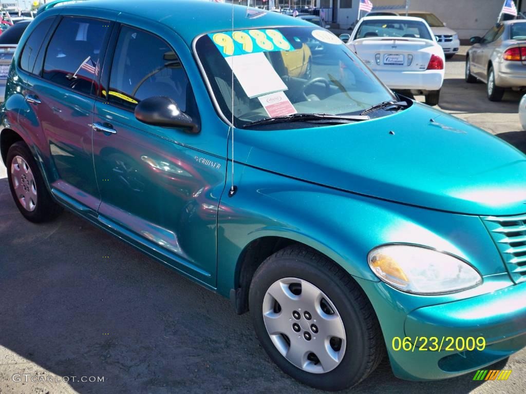 2004 PT Cruiser  - Seamist Green Metallic / Taupe/Pearl Beige photo #2