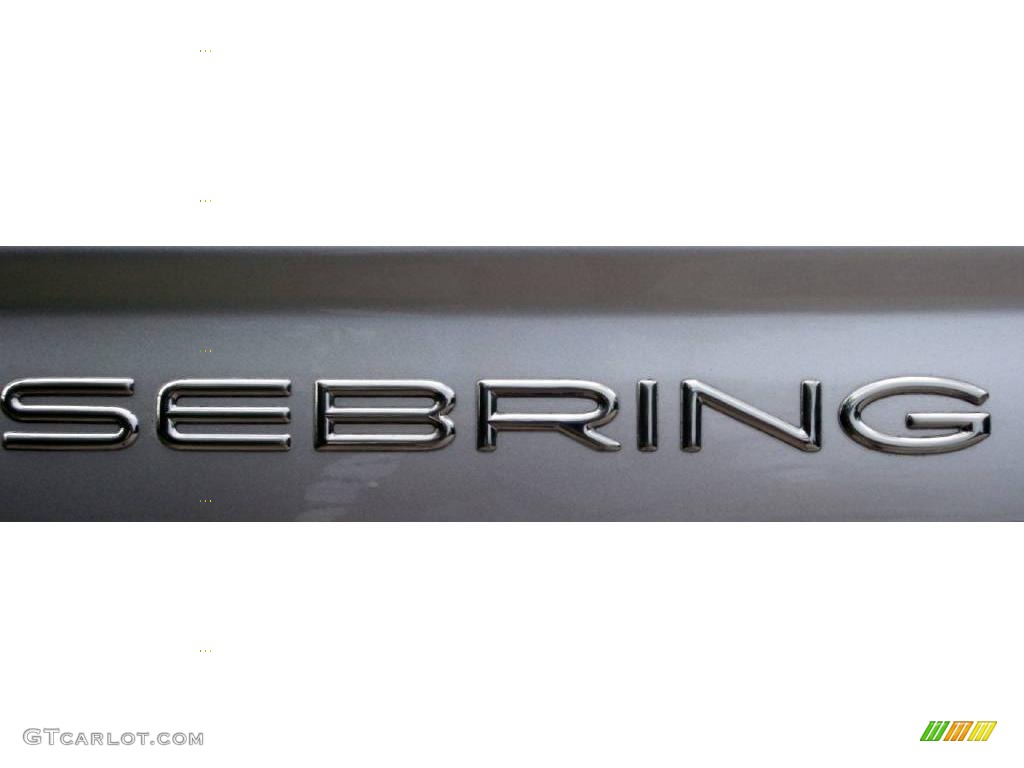 2004 Sebring LXi Convertible - Bright Silver Metallic / Dark Slate Gray photo #20