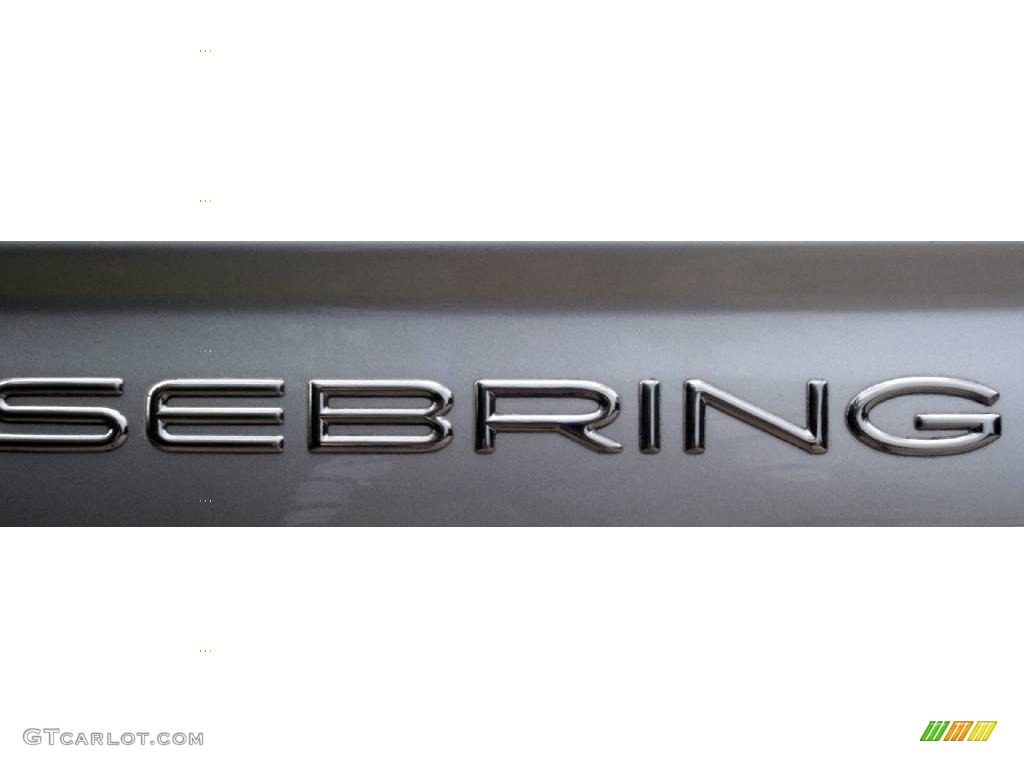 2004 Sebring LXi Convertible - Bright Silver Metallic / Dark Slate Gray photo #38