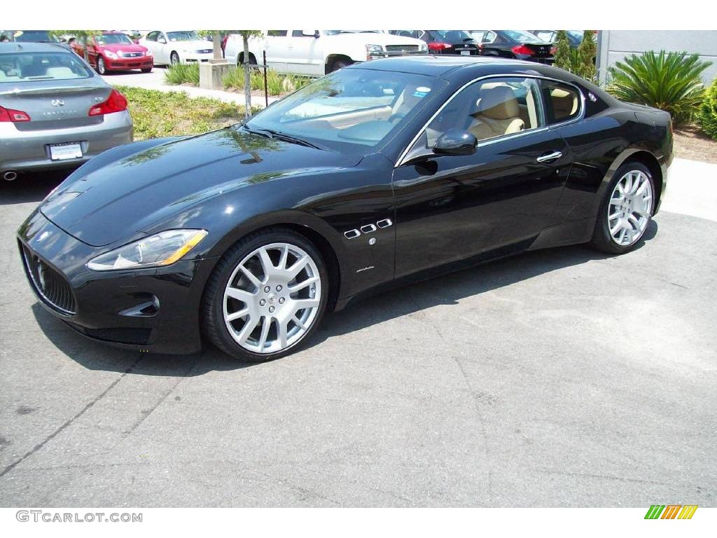 2008 GranTurismo  - Nero Carbonio (Metallic Black) / Beige photo #1