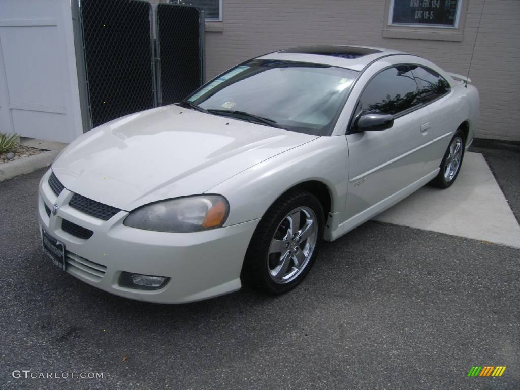 2003 Stratus R/T Coupe - Satin White Pearl / Black photo #2