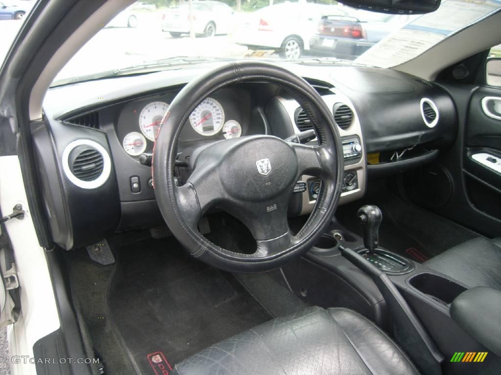 2003 Stratus R/T Coupe - Satin White Pearl / Black photo #11